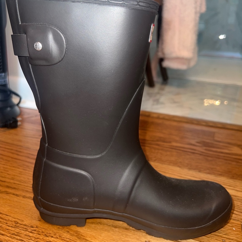 LEFT FOOT ONLY Hunter Black Rain Boots
